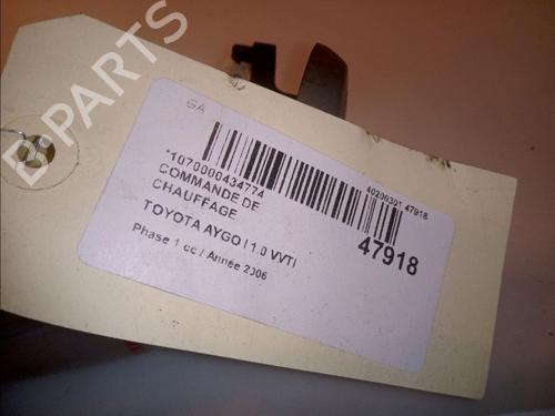 Climate control TOYOTA AYGO (_B1_) 1.0 (KGB10_, KGB10R) | BP15076750I5 