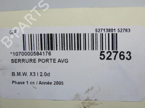 Front left lock BMW X3 (E83) 2.0 d | BP36427205C98  - Image 5