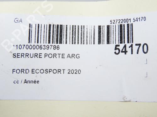 Rear left lock FORD ECOSPORT 1.0 EcoBoost | BP28969095C100