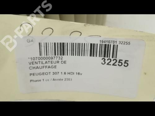 Heater blower motor PEUGEOT 307 (3A/C) 1.6 16V | BP9597162M62 
