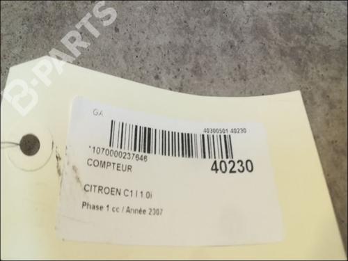 Instrument cluster CITROËN C1 (PM_, PN_) 1.0 | BP9608361C47 