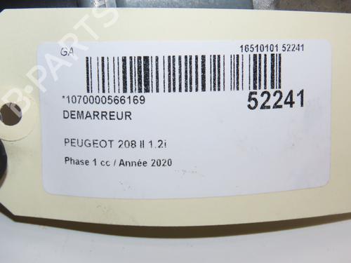 Starter PEUGEOT 208 II (UB_, UP_, UW_, UJ_) 1.2 PureTech 100 | BP26404315M8 
