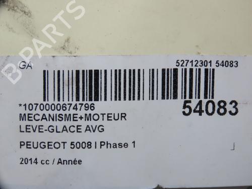 Used Front left window mechanism PEUGEOT 5008 (0U_, 0E_) 1.6 HDi (114 hp) 30867368