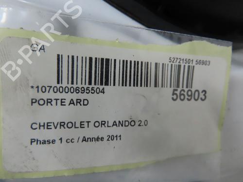 Porte arrière droite CHEVROLET ORLANDO (J309) 2.0 D (163 hp) 31936008