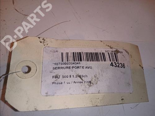 Front left lock FIAT 500 (312_) 1.2 (312AXA1A) | BP11102851C98 