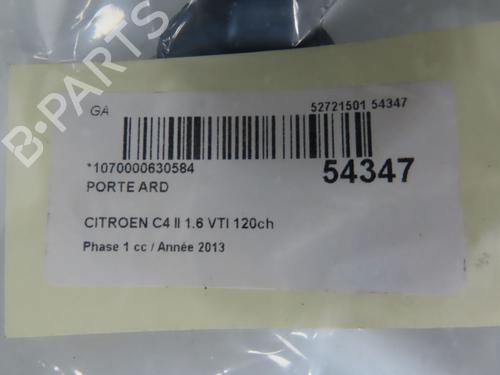Right rear door CITROËN C4 II (NC_) 1.6 VTi 120 (NC5FS0, NC5FS9) | BP28968983C5 
