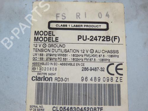 Bilradio CITROËN C5 I (DC_) 2.0 HDi (DCRHZB, DCRHZE) | BP29345226E6 