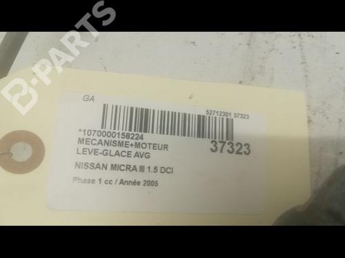 Front left window mechanism NISSAN MICRA III (K12) 1.5 dCi | BP9601157C22 