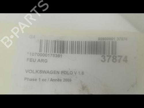 Used Left taillight VW POLO V (6R1, 6C1) 1.6 TDI (90 hp) 9602242