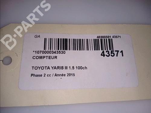 Instrument cluster TOYOTA YARIS (_P13_) 1.5 Hybrid (NHP130_, NHP130) | BP11101299C47 