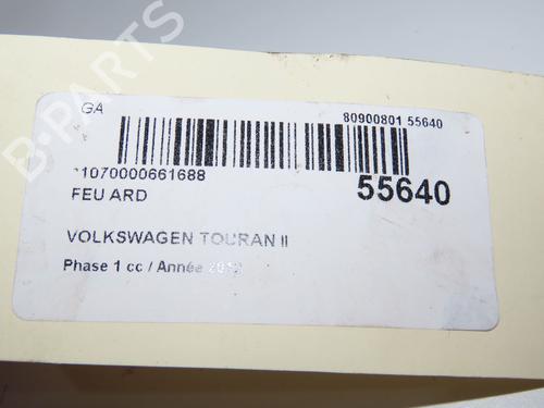 Used Right taillight VW TOURAN (1T3) 2.0 TDI (140 hp) 31151679