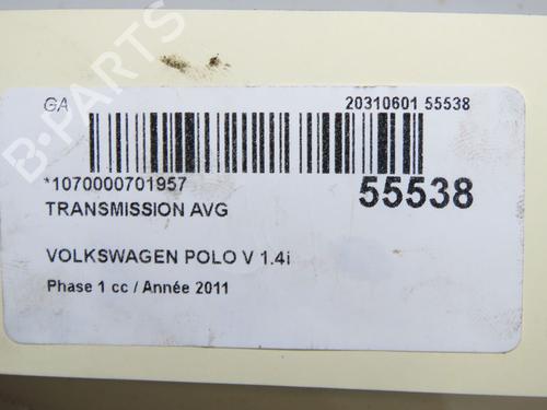 Left front driveshaft VW POLO V (6R1, 6C1) 1.4 (6R1) | BP32332320M38