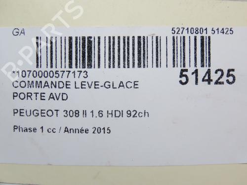Switch PEUGEOT 308 II (LB_, LP_, LW_, LH_, L3_) 1.6 HDi | BP28831072I30 