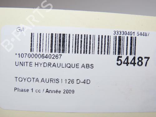 ABS pump TOYOTA AURIS (_E15_) 1.4 D-4D (NDE150_, NDE150R) | BP29318757M43 