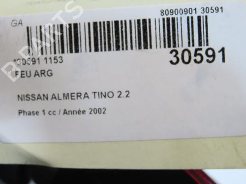 Used Left taillight Left taillight NISSAN ALMERA TINO (V10) [1998-2006] 34528333 34528333