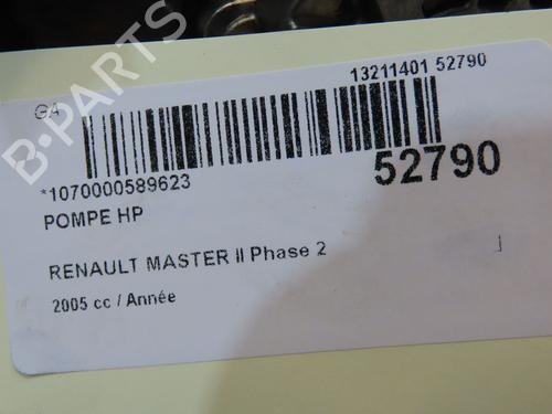 Used Injection pump Injection pump RENAULT MASTER II Bus (JD) 2.5 dCi 120 (JD0M, JD1M, JD1W) (115 hp) 40110576 40110576