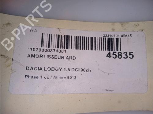 Used Right rear shock absorber DACIA LODGY (JS_) 1.5 dCi (JSMC, JSAF) (107 hp) 11100225