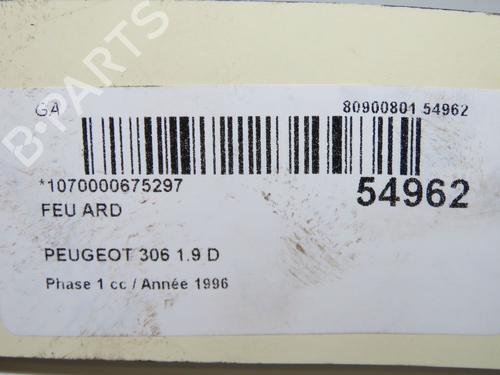 Right taillight PEUGEOT 306 Hatchback (7A, 7C, N3, N5) 1.9 D | BP31242607C35