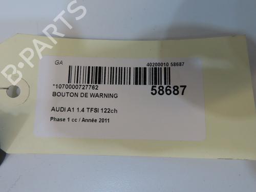 warning-switch-audi-a1-8x1-8xk-2010-2011-2012-2013-2014-2015-2016-2017-2018-2019-38077726 main image