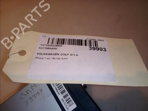 Radio VW GOLF VI (5K1) 1.4 | BP14951134E6 