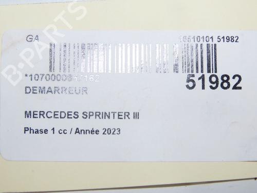 Starter MERCEDES-BENZ SPRINTER 3,5-t Van (B907, B910) 315 CDI RWD (907.631, 907.633, 907.635, 907.637) | BP32768795M8 - Image 6