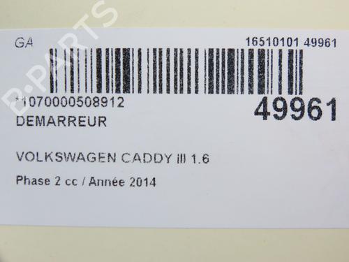 Starter VW CADDY IV Box Body/MPV (SAA, SAH) 1.6 TDI | BP28966987M8 - Image 4