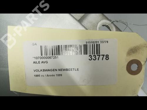 Left front fenders VW NEW BEETLE (9C1, 1C1) 1.9 TDI | BP9595551C41 
