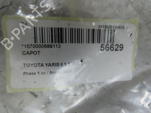 Motorhjelm TOYOTA YARIS (_P9_) 1.3 VVT-i (SCP90_, SCP90R) (87 hp) 31912145