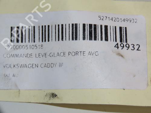 Left front window switch VW CADDY III Box Body/MPV (2KA, 2KH, 2CA, 2CH) 1.9 TDI 4motion | BP18129707I27 