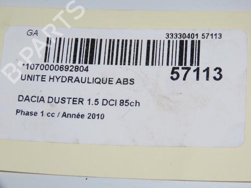 ABS pump DACIA DUSTER (HS_) 1.5 dCi | BP32100452M43 