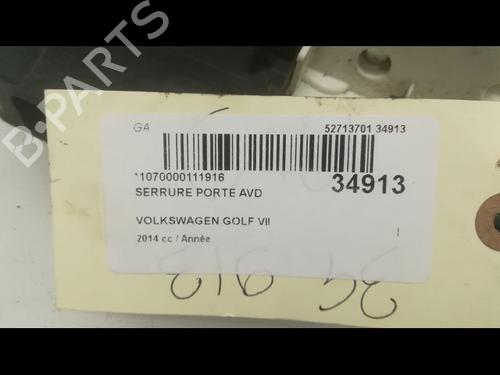 front-right-lock-vw-golf-vii-5g1-bq1-be1-be2-2012-2013-2014-2015-2016-2017-2018-2019-2020-2021-36495174 main image