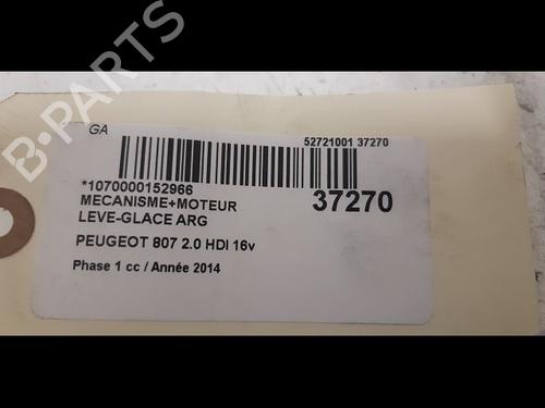 Used Rear left window mechanism PEUGEOT 807 (EB_) 2.0 HDi (163 hp) 9603172