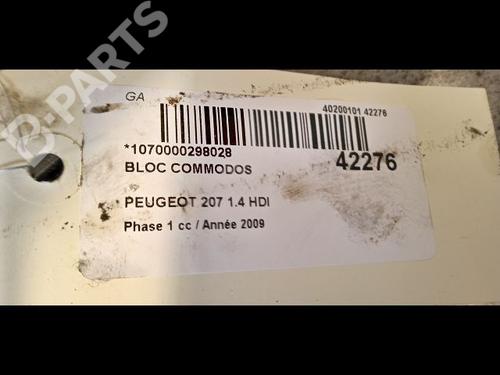 Steering column stalk PEUGEOT 207 (WA_, WC_) 1.4 HDi | BP9616312I23 