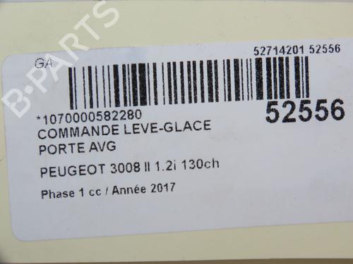 Used Left front window switch PEUGEOT 3008 II SUV (MC_, MR_, MJ_, M4_) 1.2 THP/ PureTech 130 (MRHNSM, MRHNSU, MRHNSJ, MRHNYW,... (131 hp) 28802054