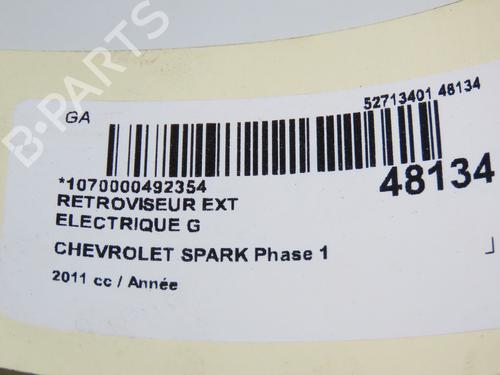 Left mirror CHEVROLET SPARK (M300) 1.2 | BP17609713C26 
