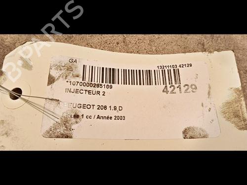 Used Injector PEUGEOT 206 Hatchback (2A/C) 1.9 D (69 hp) 23171590