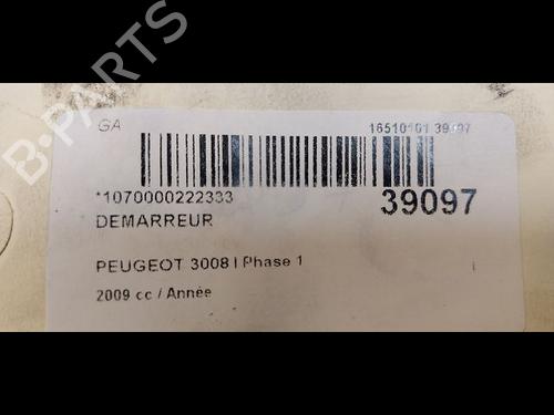 Used Starter PEUGEOT 3008 I MPV (0U_) 1.6 THP (156 hp) 9615097