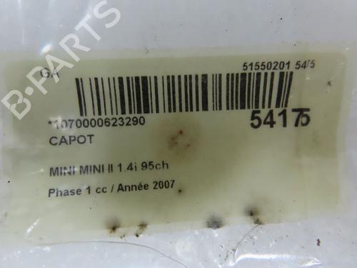 Used Hood Hood MINI MINI (R56) One (95 hp) 34387514 34387514