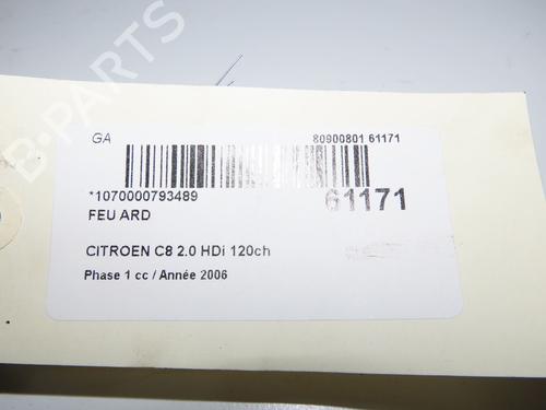 Right taillight CITROËN C8 (EA_, EB_) 2.0 HDi | BP38429177C35 - Image 5