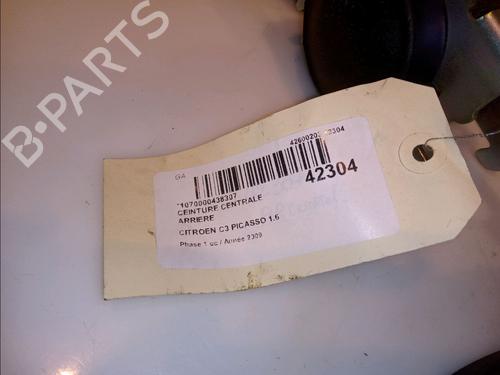 Used Rear center seatbelt CITROËN C3 Picasso (SH_) 1.6 HDi (90 hp) 14878763