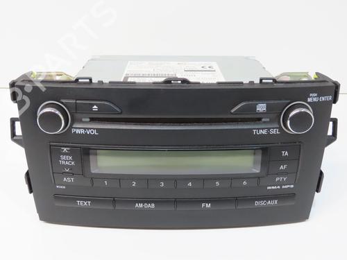 Used Radio Radio TOYOTA AURIS (_E15_) 2.0 D-4D (ADE150_, ADE150R) (126 hp) 33860646 33860646