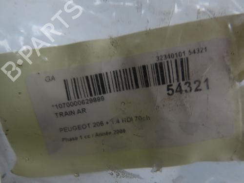 Used Rear axle PEUGEOT 206+ (2L_, 2M_) 1.4 HDi eco 70 (68 hp) 28829918