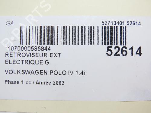 Left mirror VW POLO IV (9N_, 9A_) 1.4 16V | BP28968702C26 