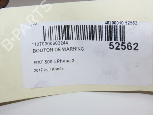 Used Warning switch ABARTH 500 / 595 / 695 1.4 (312.AXZ11) (165 hp) 28967785