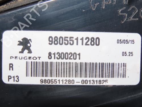 Right tailgate light PEUGEOT 3008 I MPV (0U_) 1.6 BlueHDi 120 | BP28832588C80 