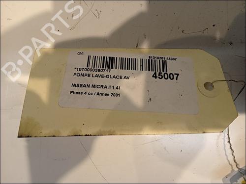 Used Washer pump Washer pump NISSAN MICRA II (K11) 1.4 i 16V (AK11) (82 hp) 14881683 14881683