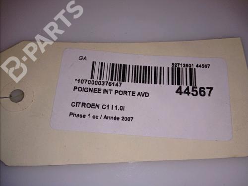 Front right interior door handle CITROËN C1 (PM_, PN_) 1.0 | BP11102375I14 