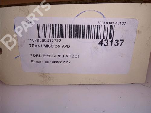 Right front driveshaft FORD FIESTA VI (CB1, CCN) 1.4 TDCi | BP11099821M39 