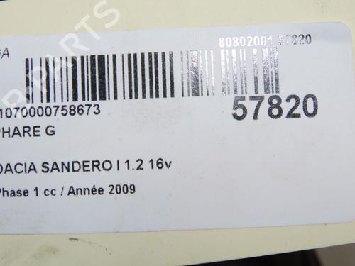 Left headlight DACIA SANDERO 1.2 16V | BP36427348C28 - Image 4