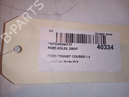 Used Right sun visor FORD TRANSIT COURIER B460 Box Body/MPV 1.5 TDCi (95 hp) 11103828